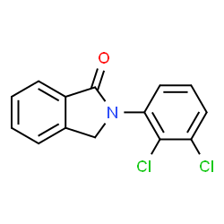 ChemSpider 2D Image | 2-(2,3-Dichlorophenyl)-1-isoindolinone | C14H9Cl2NO