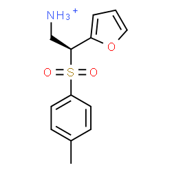 ChemSpider 2D Image | (2S)-2-(2-Furyl)-2-[(4-methylphenyl)sulfonyl]ethanaminium | C13H16NO3S