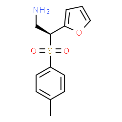ChemSpider 2D Image | (2S)-2-(2-Furyl)-2-[(4-methylphenyl)sulfonyl]ethanamine | C13H15NO3S