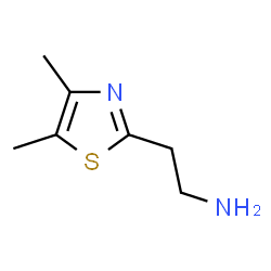 ChemSpider 2D Image | 2-(4,5-dimethylthiazol-2-yl)ethanamine | C7H12N2S