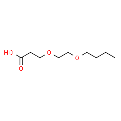 ChemSpider 2D Image | 3-(2-Butoxyethoxy)propanoic acid | C9H18O4