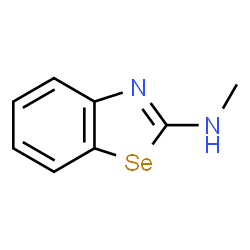 ChemSpider 2D Image | N-Methyl-1,3-benzoselenazol-2-amine | C8H8N2Se
