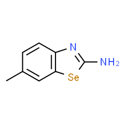 ChemSpider 2D Image | 6-Methyl-1,3-benzoselenazol-2-amine | C8H8N2Se