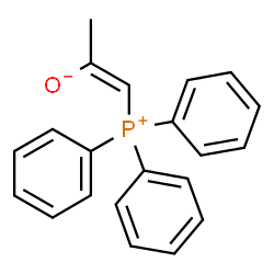 ChemSpider 2D Image | (1Z)-1-(Triphenylphosphonio)-1-propen-2-olate | C21H19OP