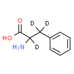 ChemSpider 2D Image | (alpha,beta,beta-~2~H_3_)Phenylalanine | C9H8D3NO2