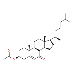 ChemSpider 2D Image | (3beta,8xi)-7-Oxocholest-5-en-3-yl acetate | C29H46O3