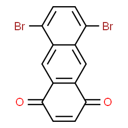ChemSpider 2D Image | 5,8-Dibromo-1,4-anthracenedione | C14H6Br2O2