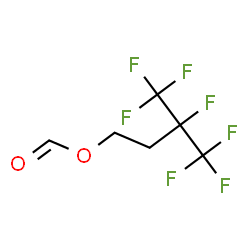 ChemSpider 2D Image | 3,4,4,4-Tetrafluoro-3-(trifluoromethyl)butyl formate | C6H5F7O2