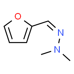 ChemSpider 2D Image | (2Z)-2-(2-Furylmethylene)-1,1-dimethylhydrazine | C7H10N2O