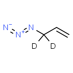 ChemSpider 2D Image | 3-Azido(3,3-~2~H_2_)-1-propene | C3H3D2N3