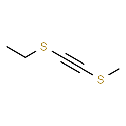 ChemSpider 2D Image | 1-(Ethylsulfanyl)-2-(methylsulfanyl)acetylene | C5H8S2