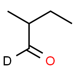 ChemSpider 2D Image | 2-Methyl(1-~2~H)butanal | C5H9DO