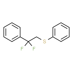 ChemSpider 2D Image | [(2,2-Difluoro-2-phenylethyl)sulfanyl]benzene | C14H12F2S