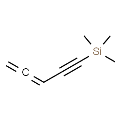 ChemSpider 2D Image | Trimethyl(3,4-pentadien-1-yn-1-yl)silane | C8H12Si