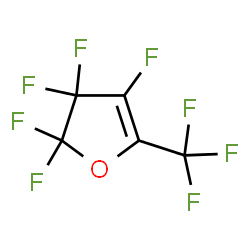 ChemSpider 2D Image | 2,2,3,3,4-Pentafluoro-5-(trifluoromethyl)-2,3-dihydrofuran | C5F8O