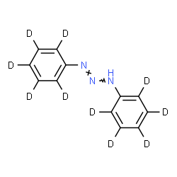 ChemSpider 2D Image | (1E)-1,3-Bis[(~2~H_5_)phenyl]-1-triazene | C12HD10N3