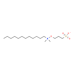 ChemSpider 2D Image | 3-{[Dodecyl(dimethyl)ammonio]oxy}-1-propanesulfonate | C17H37NO4S