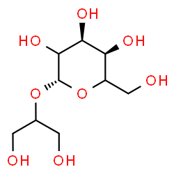 ChemSpider 2D Image | 1,3-Dihydroxy-2-propanyl beta-L-erythro-hexopyranoside | C9H18O8