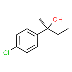 ChemSpider 2D Image | (2S)-2-(4-Chlorophenyl)-2-butanol | C10H13ClO
