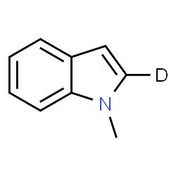 ChemSpider 2D Image | 1-Methyl(2-~2~H)-1H-indole | C9H8DN