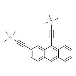 ChemSpider 2D Image | (2,9-Anthracenediyldi-2,1-ethynediyl)bis(trimethylsilane) | C24H26Si2