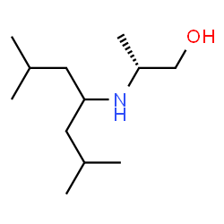 ChemSpider 2D Image | (2R)-2-[(2,6-Dimethyl-4-heptanyl)amino]-1-propanol | C12H27NO