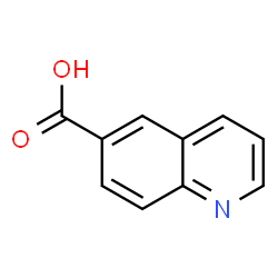 ChemSpider 2D图像|6-喹啉羧酸|C10H7NO2