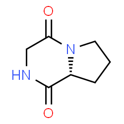 ChemSpider 2D Image | (R)-Hexahydropyrrolo[1,2-a]pyrazine-1,4-dione | C7H10N2O2