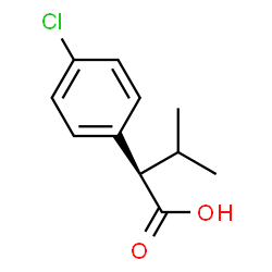 ChemSpider 2D Image | (R)-2-(4-Chlorophenyl)-3-methyl-butyric acid | C11H13ClO2