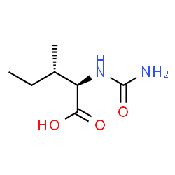 ChemSpider 2D Image | N-Carbamoyl-D-alloisoleucine | C7H14N2O3