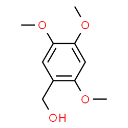 ChemSpider 2D Image | 2,4,5-Trimethoxybenzyl Alcohol | C10H14O4
