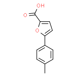 ChemSpider 2D Image | 5-(4-Methylphenyl)-2-furoic acid | C12H10O3