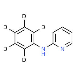 ChemSpider 2D Image | N-(~2~H_5_)Phenyl-2-pyridinamine | C11H5D5N2
