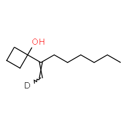 ChemSpider 2D Image | 1-[(1Z)-(1-~2~H_1_)-1-Octen-2-yl]cyclobutanol | C12H21DO