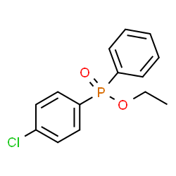 ChemSpider 2D Image | Ethyl (4-chlorophenyl)phenylphosphinate | C14H14ClO2P
