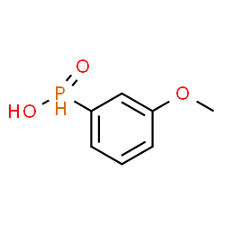 ChemSpider 2D Image | (3-Methoxyphenyl)phosphinic acid | C7H9O3P