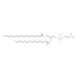 ChemSpider 2D Image | 6-Hydroxy-2-methyl-6-oxido-9-(tetradecanoyloxy)-5,7-dioxa-2-aza-6lambda~5~-phosphadecan-10-yl palmitate | C37H74NO8P