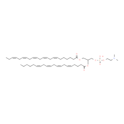 ChemSpider 2D Image | 6-Hydroxy-9-[(5Z,8Z,11Z,14Z)-5,8,11,14-icosatetraenoyloxy]-2-methyl-6-oxido-5,7-dioxa-2-aza-6lambda~5~-phosphadecan-10-yl (7Z,10Z,13Z,16Z,19Z)-7,10,13,16,19-docosapentaenoate | C49H80NO8P