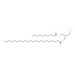 ChemSpider 2D Image | (2S)-1-(Decanoyloxy)-3-hydroxy-2-propanyl docosanoate | C35H68O5
