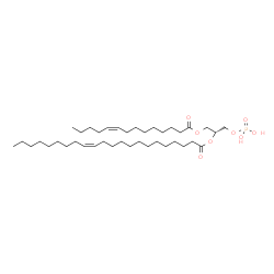 ChemSpider 2D Image | (2R)-1-(Phosphonooxy)-3-[(9Z)-9-tetradecenoyloxy]-2-propanyl (13Z)-13-docosenoate | C39H73O8P