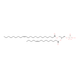 ChemSpider 2D Image | (2R)-3-(Phosphonooxy)-2-[(9Z)-9-tetradecenoyloxy]propyl (13Z)-13-docosenoate | C39H73O8P