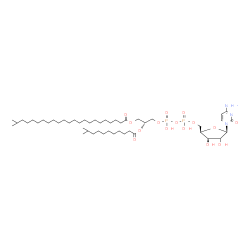 ChemSpider 2D Image | 4-Amino-1-[(2xi)-5-O-{hydroxy[(hydroxy{(2R)-3-[(22-methyltricosanoyl)oxy]-2-[(10-methylundecanoyl)oxy]propoxy}phosphoryl)oxy]phosphoryl}-beta-D-threo-pentofuranosyl]-2(1H)-pyrimidinone | C48H89N3O15P2
