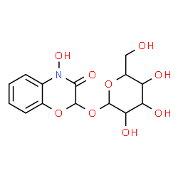 ChemSpider 2D Image | 4-Hydroxy-3-oxo-3,4-dihydro-2H-1,4-benzoxazin-2-yl hexopyranoside | C14H17NO9