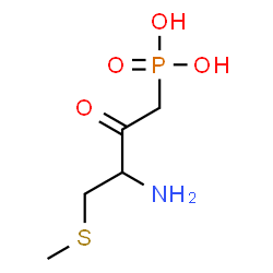 ChemSpider 2D Image | [3-Amino-4-(methylsulfanyl)-2-oxobutyl]phosphonic acid | C5H12NO4PS