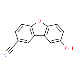 ChemSpider 2D Image | 8-Hydroxydibenzo[b,d]furan-2-carbonitrile | C13H7NO2