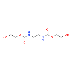ChemSpider 2D Image | Bis(2-hydroxyethyl) 1,2-ethanediylbiscarbamate | C8H16N2O6