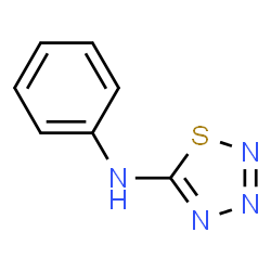 ChemSpider 2D Image | N-Phenyl-1,2,3,4-thiatriazol-5-amine | C7H6N4S