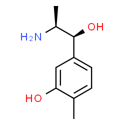 ChemSpider 2D Image | 5-[(1S,2S)-2-Amino-1-hydroxypropyl]-2-methylphenol | C10H15NO2