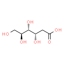 ChemSpider 2D Image | 2-Deoxy-L-arabino-hexonic acid | C6H12O6