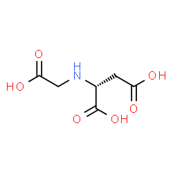 ChemSpider 2D Image | N-(Carboxymethyl)-D-aspartic acid | C6H9NO6